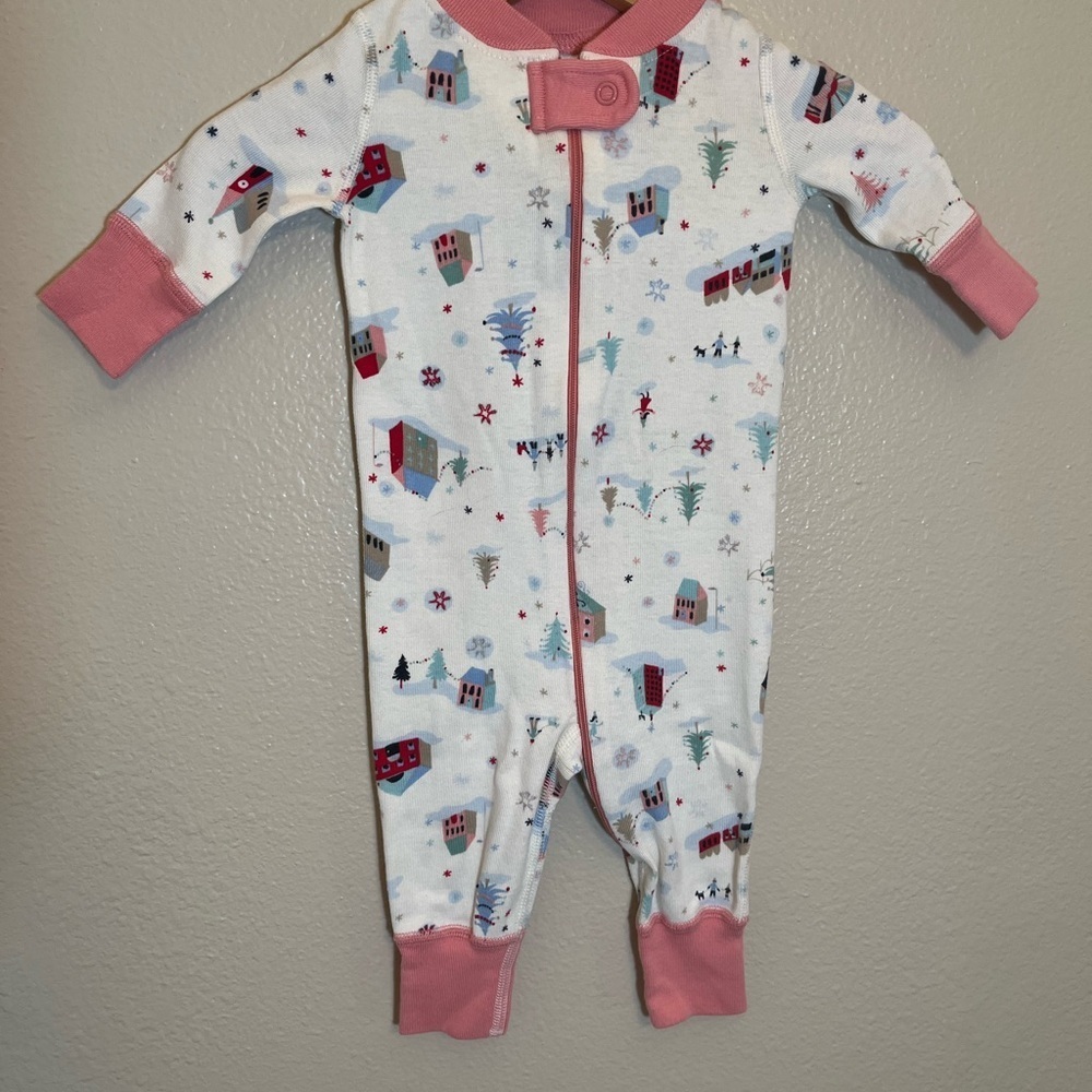 Hanna Andersson Organic Cotton Baby One Piece Pajamas